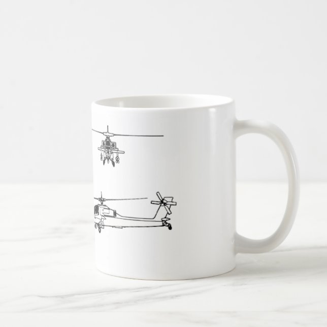 Plan AH-64 Tasse (Rechts)