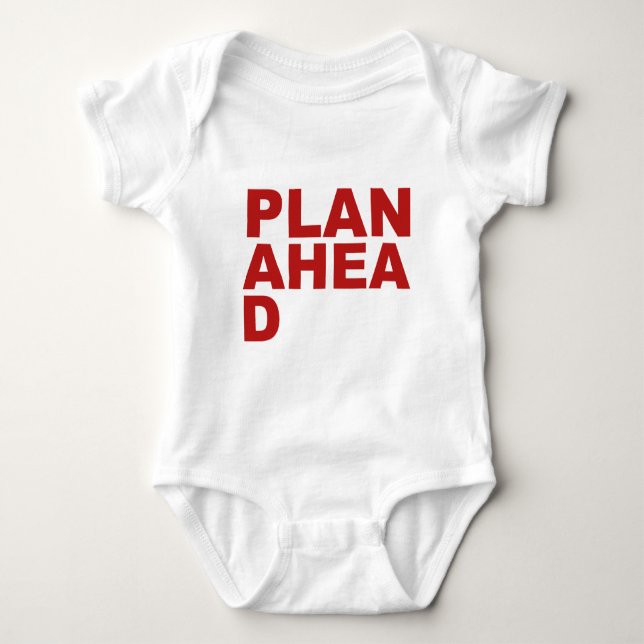 Plan Ahea D Baby Strampler (Vorderseite)
