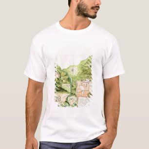 Plan der Bergwerke von Oaxaca, Mexiko, 1785-87 T-Shirt