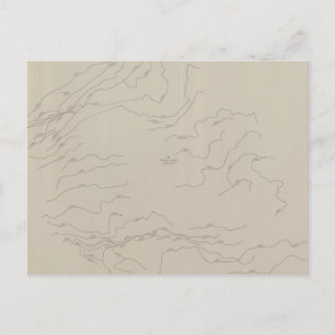 Plan der Clay Walls of the New Almaden Mine Postkarte