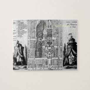 Plan der Gärten des Kaisers von Peking, von Puzzle