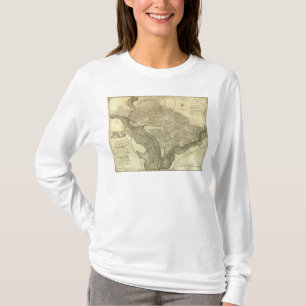 Plan der Stadt von Washington T-Shirt