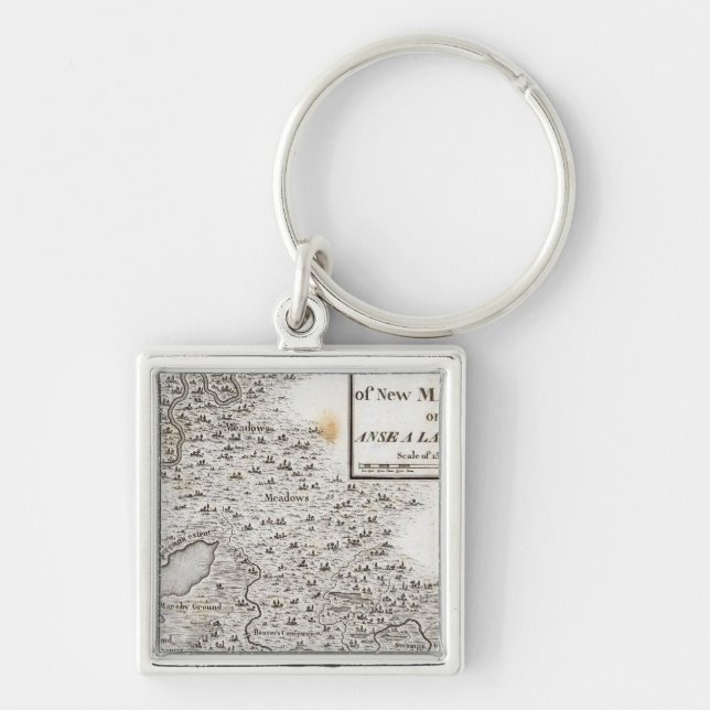 Plan des Fort of New Madrid Schlüsselanhänger (Vorne)