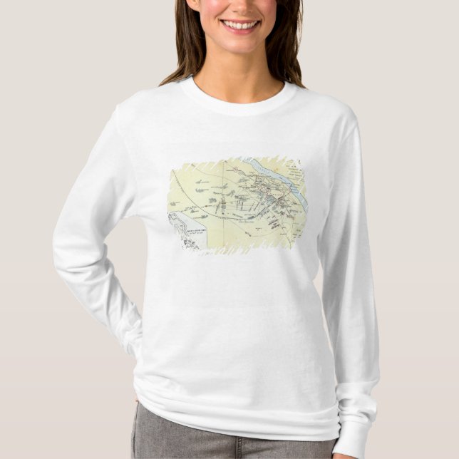 Plan des Kampfes von Cawnpoor T-Shirt (Vorderseite)