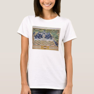 Plan des Klosters von El Escorial, von 'Civita T-Shirt