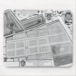 Plan des königlichen Gartens Mousepad