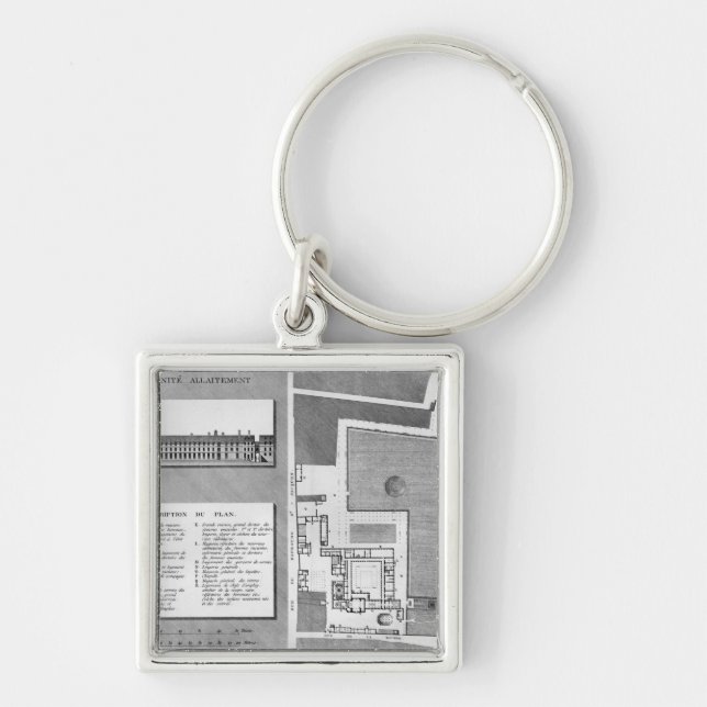 Plan des Maternite Port-Royal Schlüsselanhänger (Vorne)