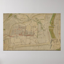 Plan des Wasserversorgungssystems in Görlitz, 1794