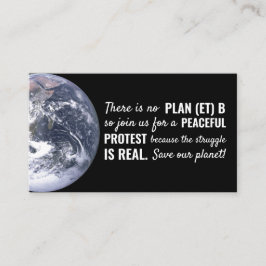 Plan (et) B, Einladung zum Klimagipfel