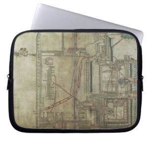 Plan f.285 Frau-R 171 von Canterburykathedrale und Laptopschutzhülle