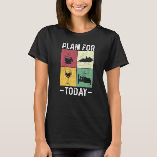Plan für das heutige Vintage Bootsanlegern T-Shirt