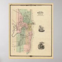 Plan Racine, Sitz des Landkreises von Racine Co