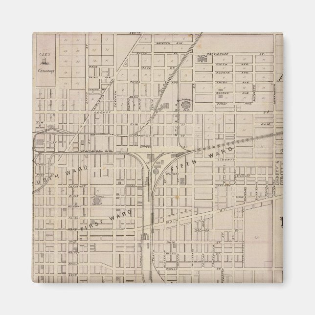 Plan Terre Haute, Vigo Co Magnet (Vorne)