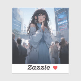 Plan the date | 東京娘 GenerartiveAI シール Aufkleber