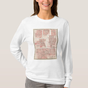 Plan von Cambridge-Stadt, Wayne Co mit Newport T-Shirt