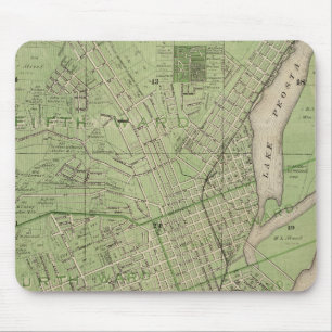 Plan von Dubuque, Dubuque Landkreis, Staat von Iow Mousepad