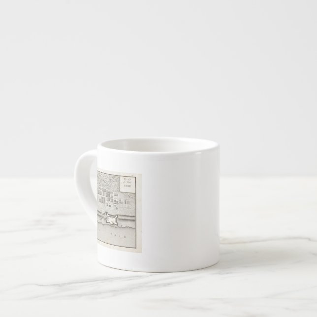 Plan von Fort Erie Espressotasse (Vorderseite Links)