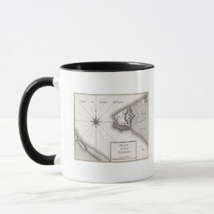 Plan von Fort Niagara Tasse