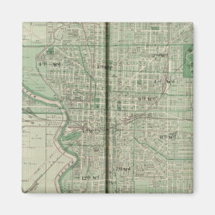 Plan von Indianapolis Magnet