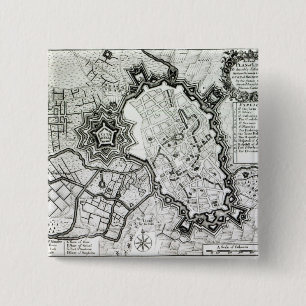 Plan von Lisle, 1736 Button