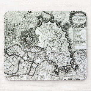 Plan von Lisle, 1736 Mousepad