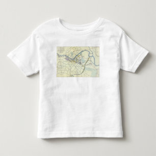 Plan von Lucknow Operationen zeigend Kleinkind T-shirt