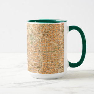 Plan von Mailand - Karte von Mailand, Italien Tasse