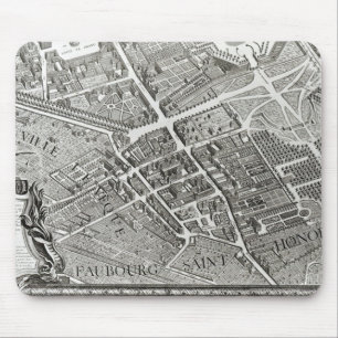 Plan von Paris, bekannt als 'Plan de Turgot' Mousepad