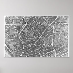 Plan von Paris Poster