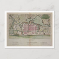 Plan von Pondicherry, von 'Voyage aux Indes et la 