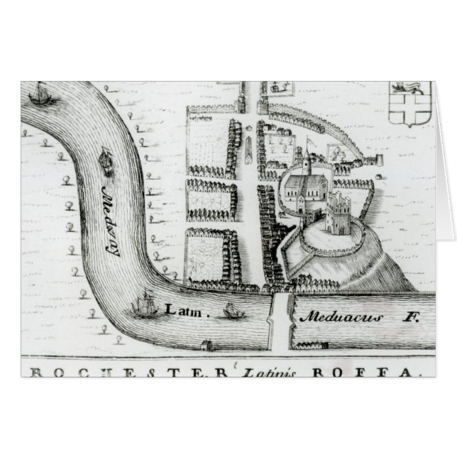 Plan von Rochester (Vorderseite (Horizontal))