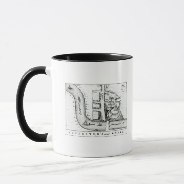 Plan von Rochester Tasse (Links)