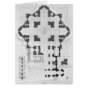 Plan von St Peter Basilika