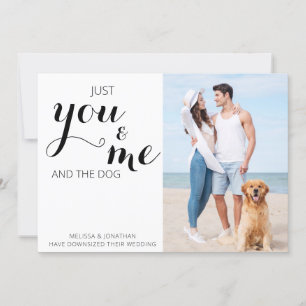 Planänderung Bekanntgabe der Hundehochzeit Save The Date