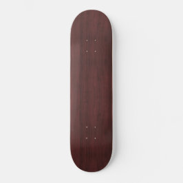 planche à roulette bois acajou foncé skateboard