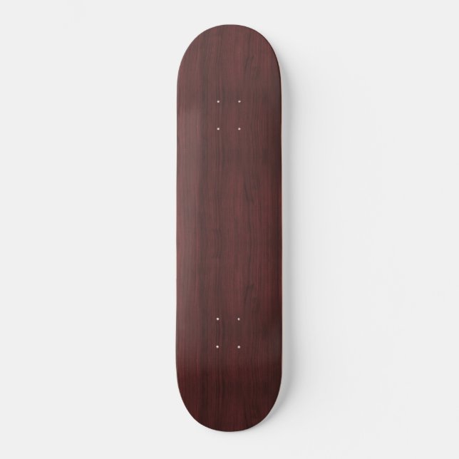 planche à roulette bois acajou foncé skateboard (Vorderseite)