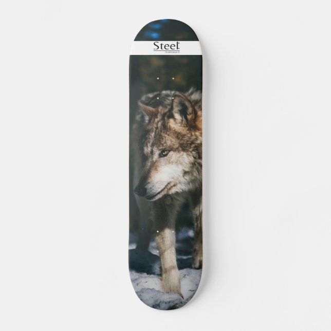 Planche Loup Steel-Skateboard Skateboard (Vorderseite)