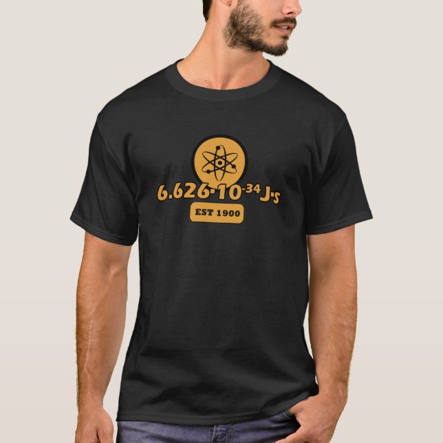 Planck konstanter Physik-T - Shirt (Vorderseite)