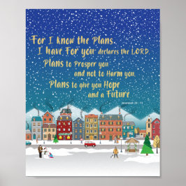 Pläne, Ihnen Hoffnung und eine Zukunft-Jeremiah 29 Poster