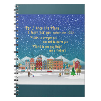 Pläne, Ihnen Hoffnung und eine Zukunft zu geben.Je Notizblock