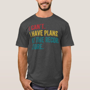 Pläne im Rekordladen Funny Vinyl LP Collector T-Shirt