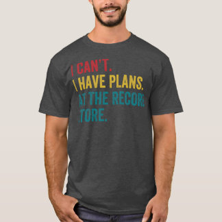 Pläne im Rekordladen Funny Vinyl LP Collector T-Shirt