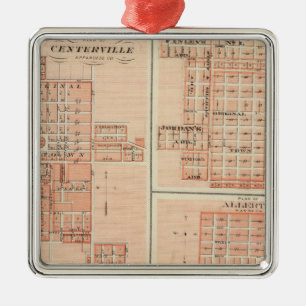 Pläne von Centerville, Leon, Moulton Ornament Aus Metall