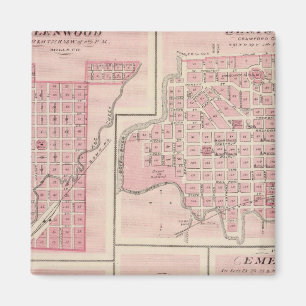 Pläne von Glenwood, Denison, Hastings Magnet