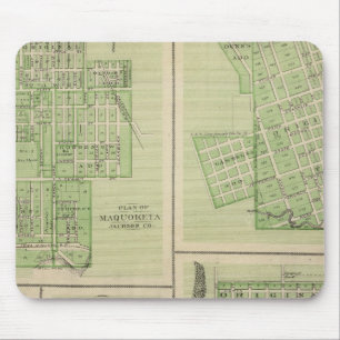 Pläne von Maquoketa, Bellevue, Princeton Mousepad