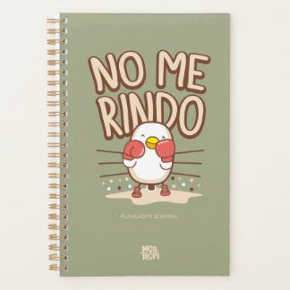 Planeador Semanal Mostropi No me rindo Planer