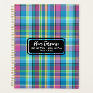 Planen Sie die Arbeit der Plan Turquoise Lila Kari Planer