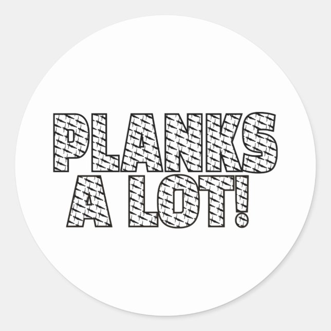 Planen Sie ein Angebot für eine Fitness mit viel K Runder Aufkleber (Vorderseite)