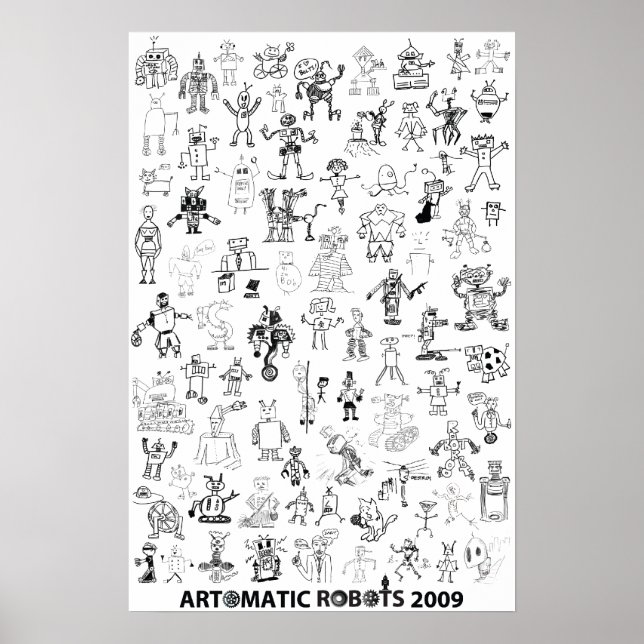 Planer 2009: Roboter der Artomatik 1 Poster (Vorne)