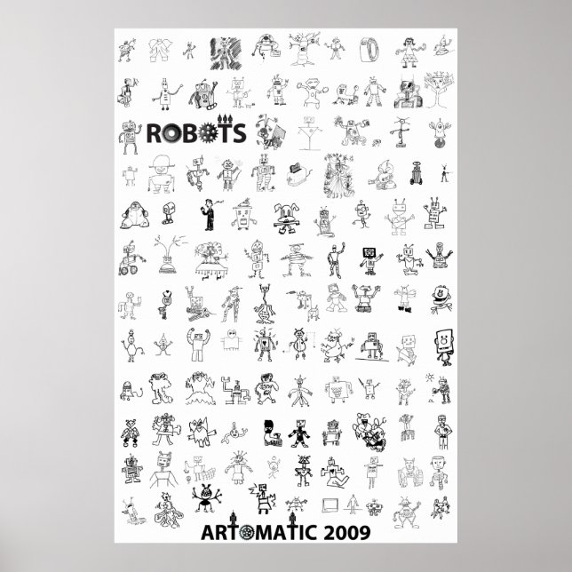 Planer 2009: Roboter der Artomatik 5 Poster (Vorne)